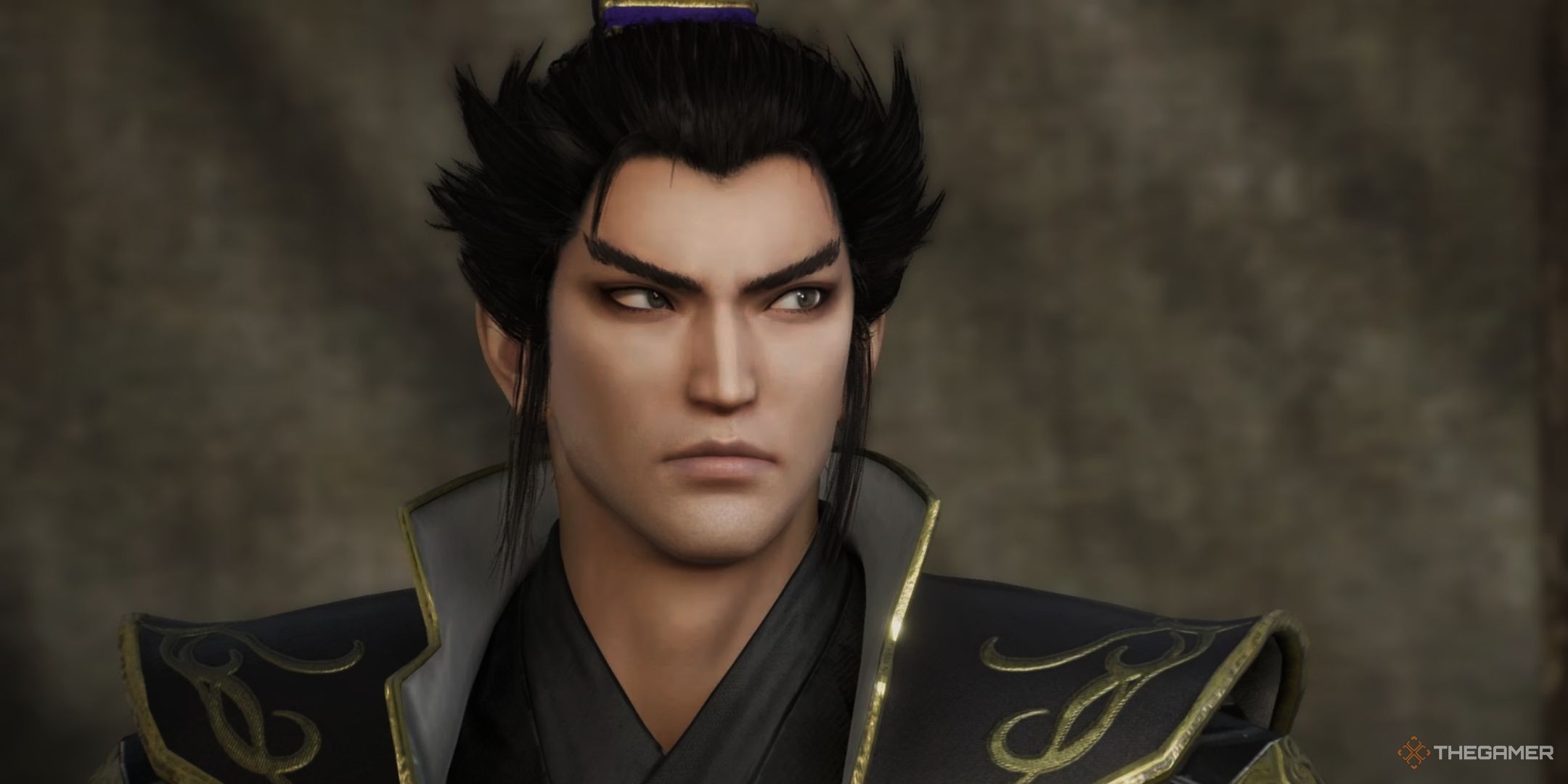 cao cao looks to the side in dynasty warriors: origins.