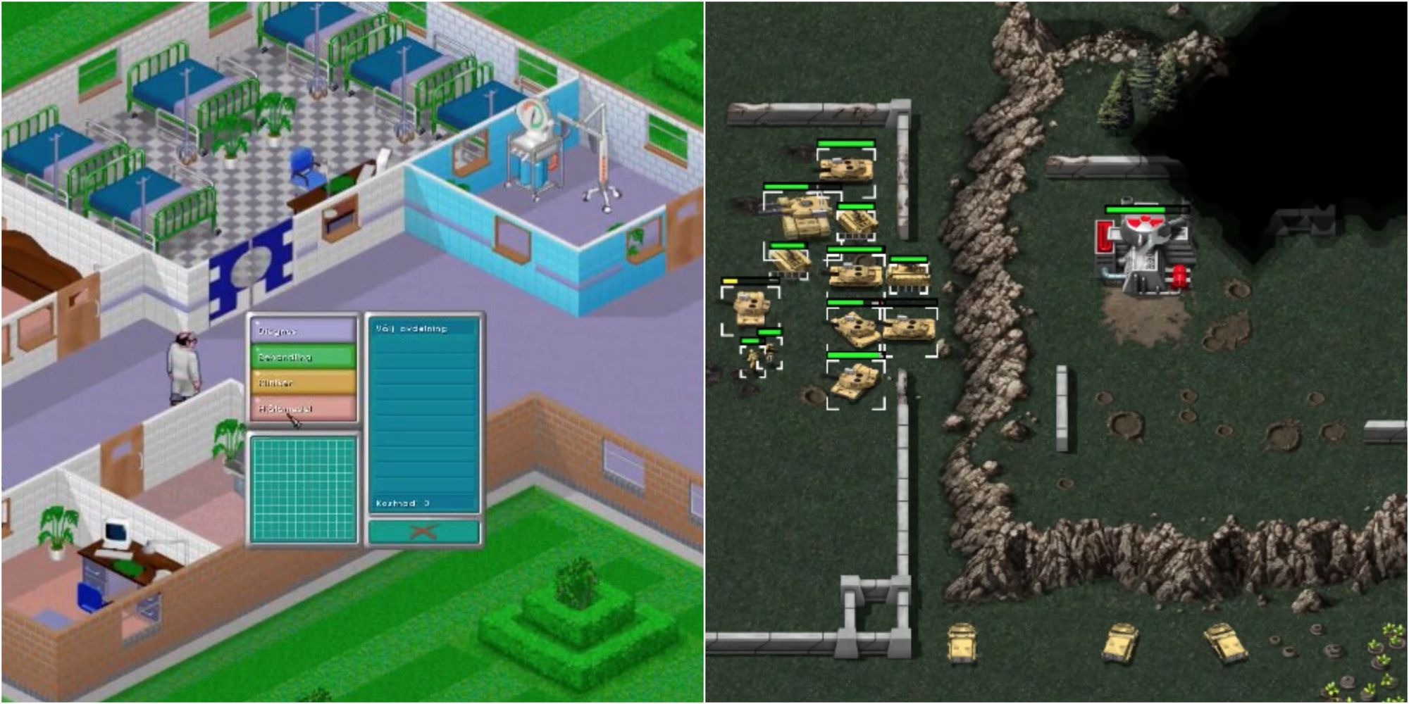 Theme Hospital And Command & Conquer