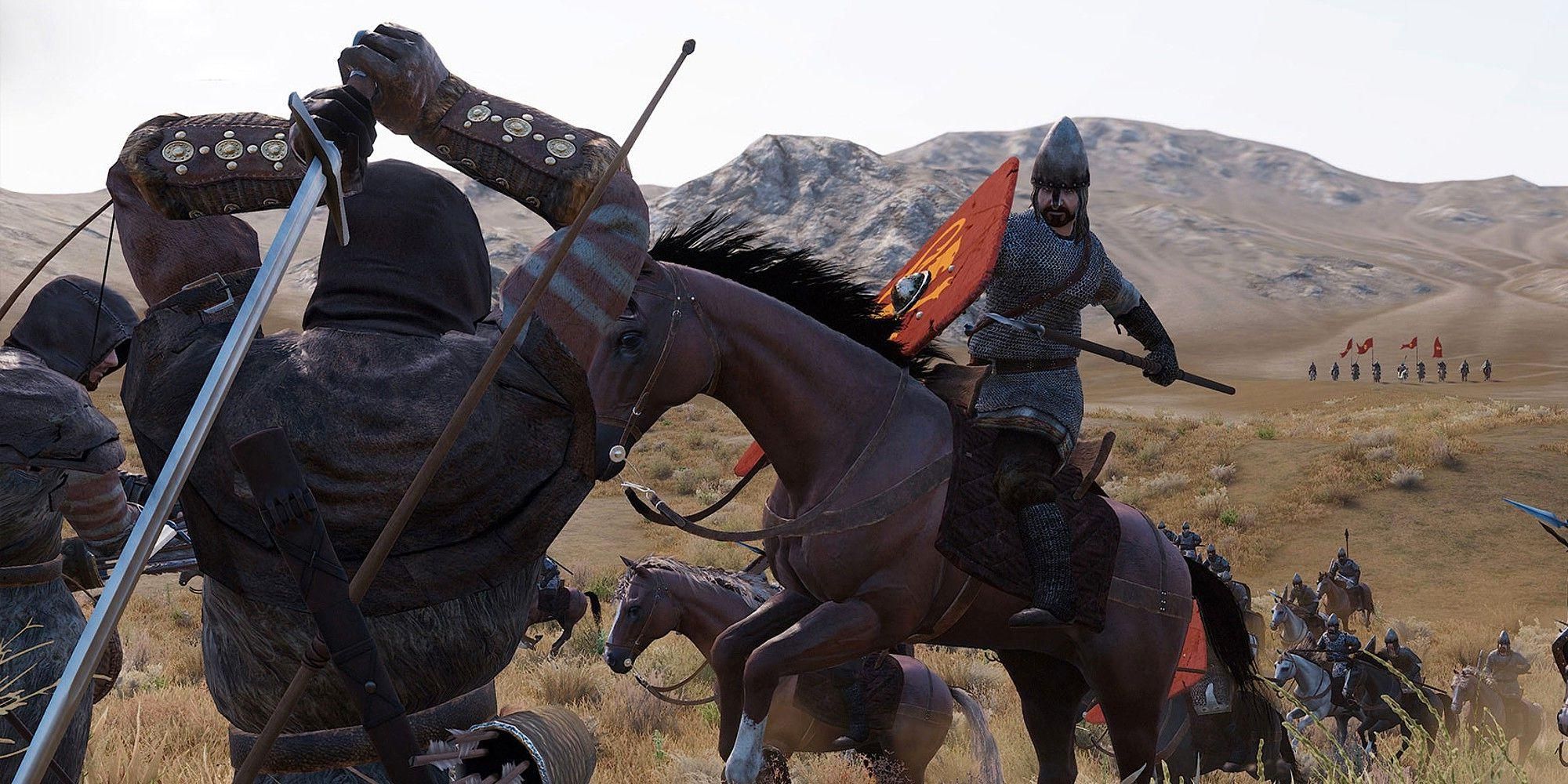 Mount & Blade 2 Bannerlord - Two Warriors Fighting