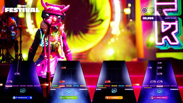 Image for article titled Fortnite's Music Mode Is More Like Rock Band After New Update