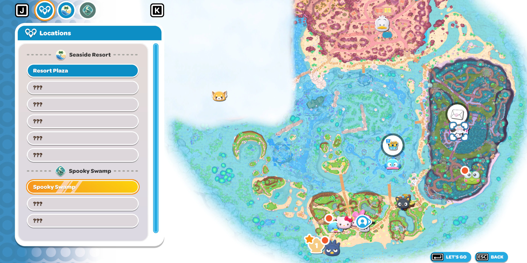 Hello Kitty Island Adventure Unlock Fast Travel Mailbox Map