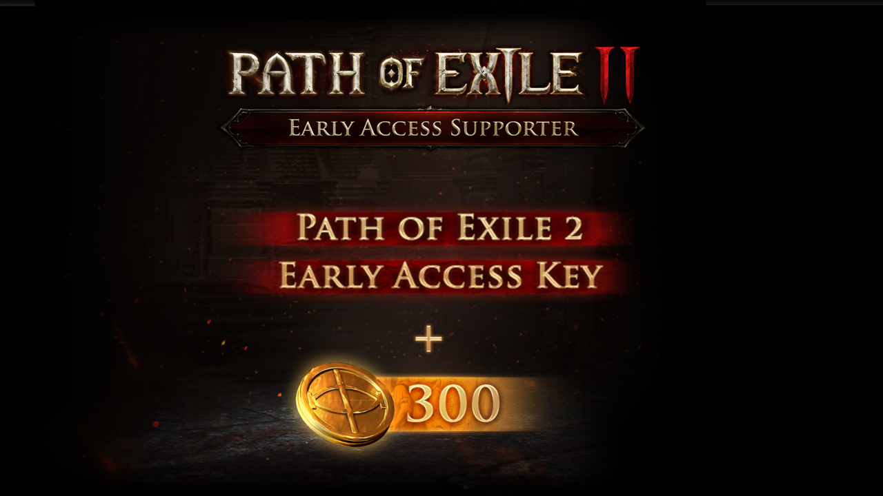 Early access to Path of Exile 2 costs some money.