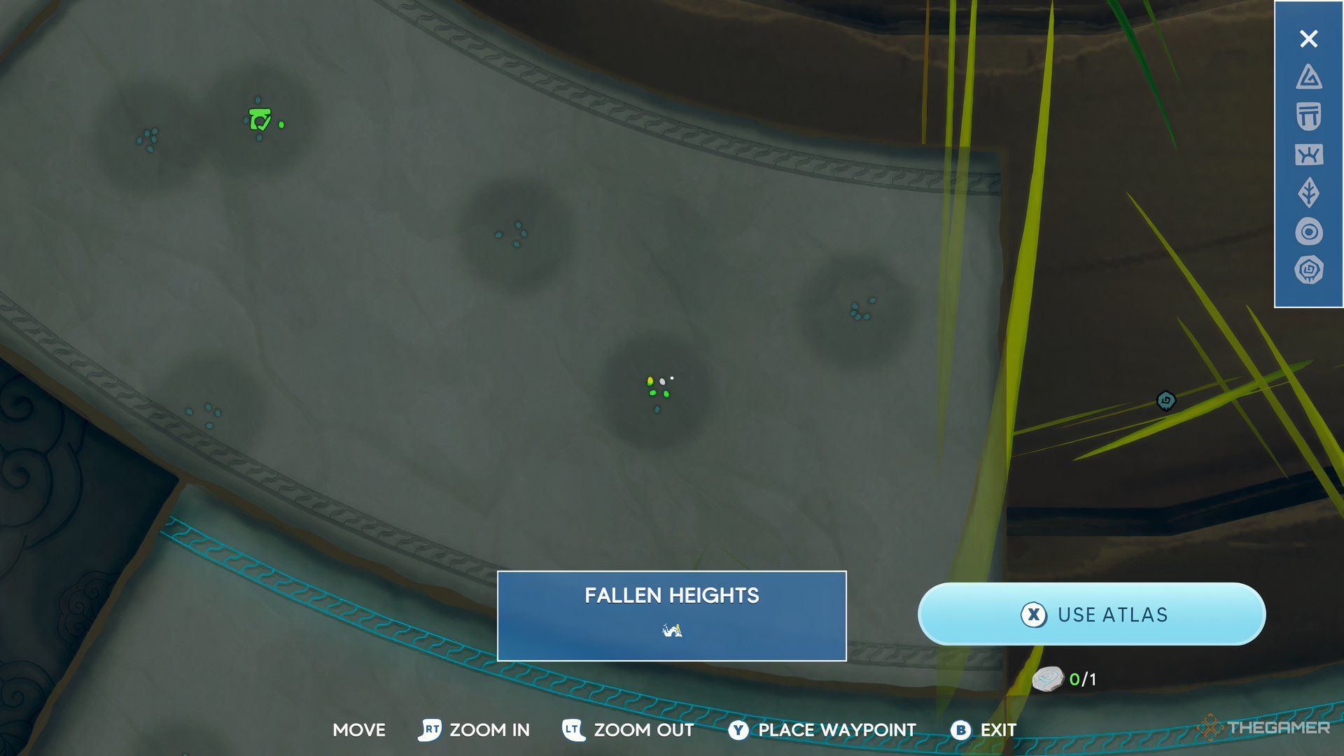 The second Biome Fallen Heights is shown in Aloft.