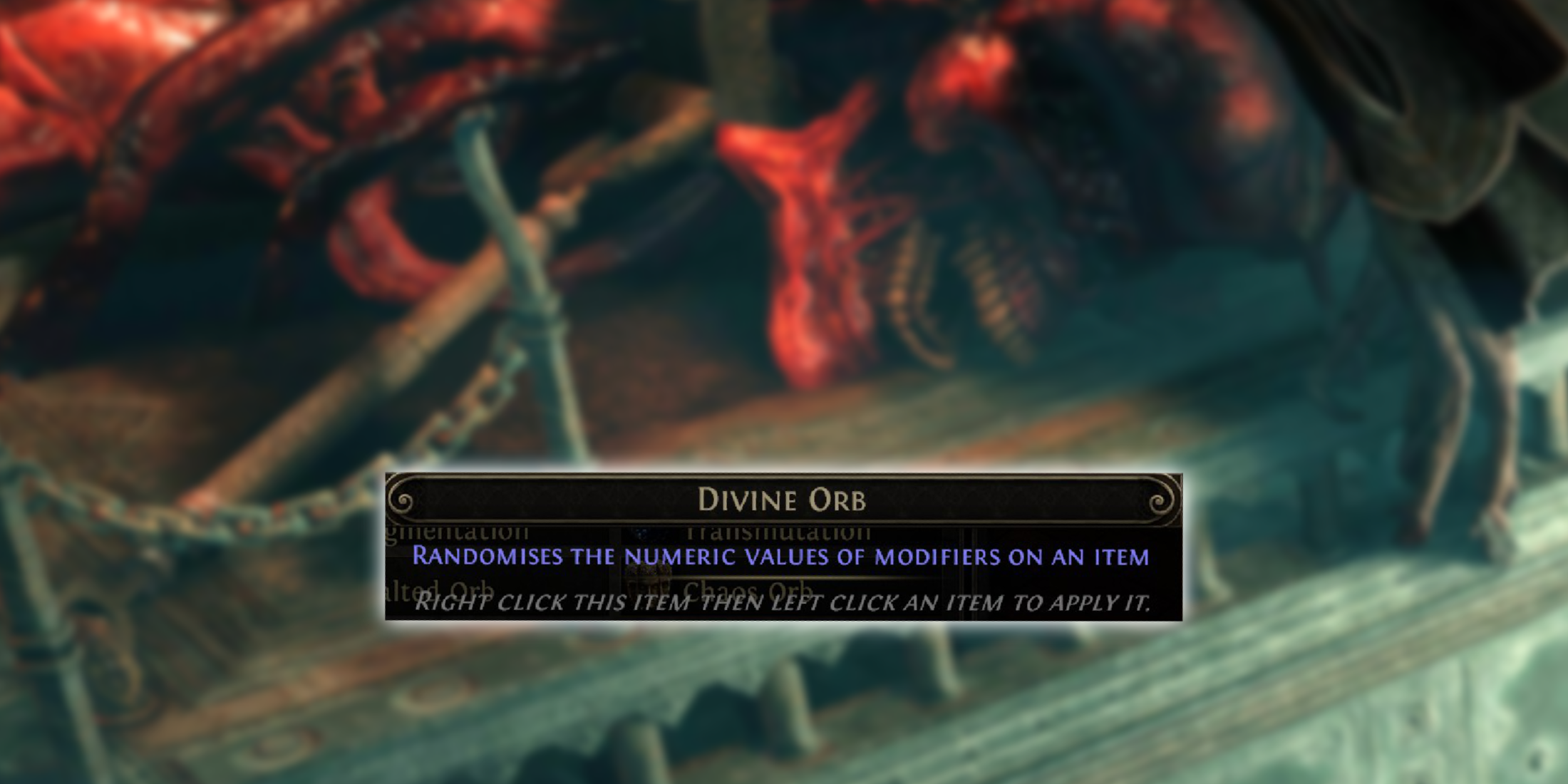 PoE 2 Divine Orb Currency The Beast Corruption