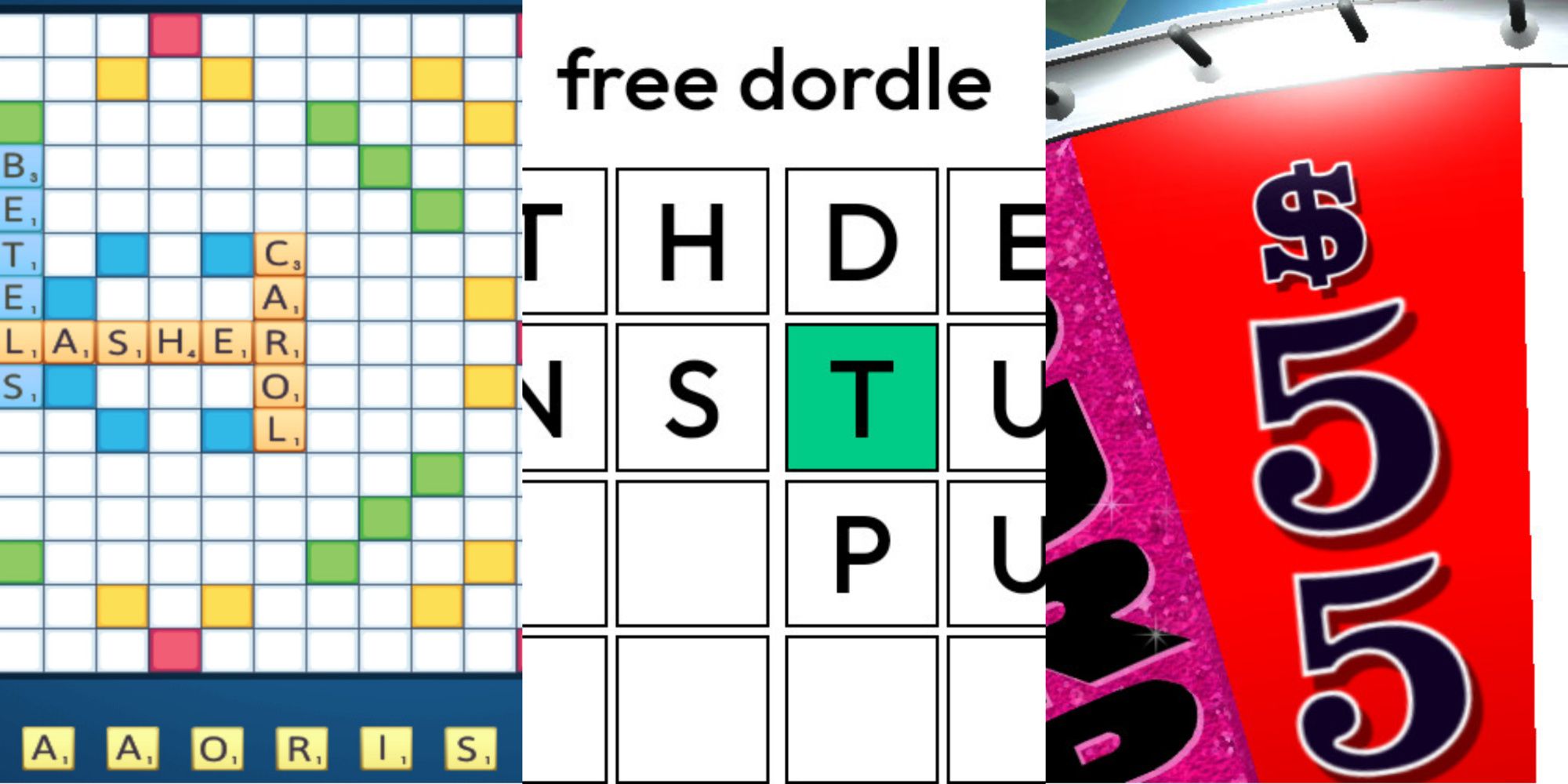 A selection of different free word games