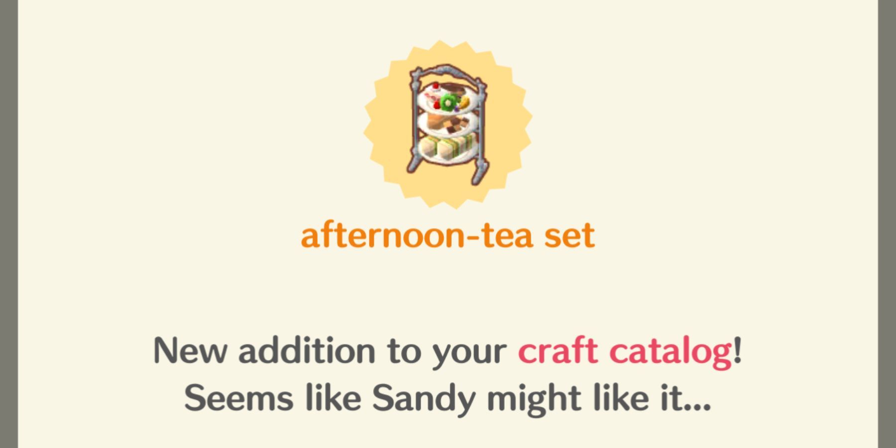 animal crossing pocket camp complete afternoon tea set furniture