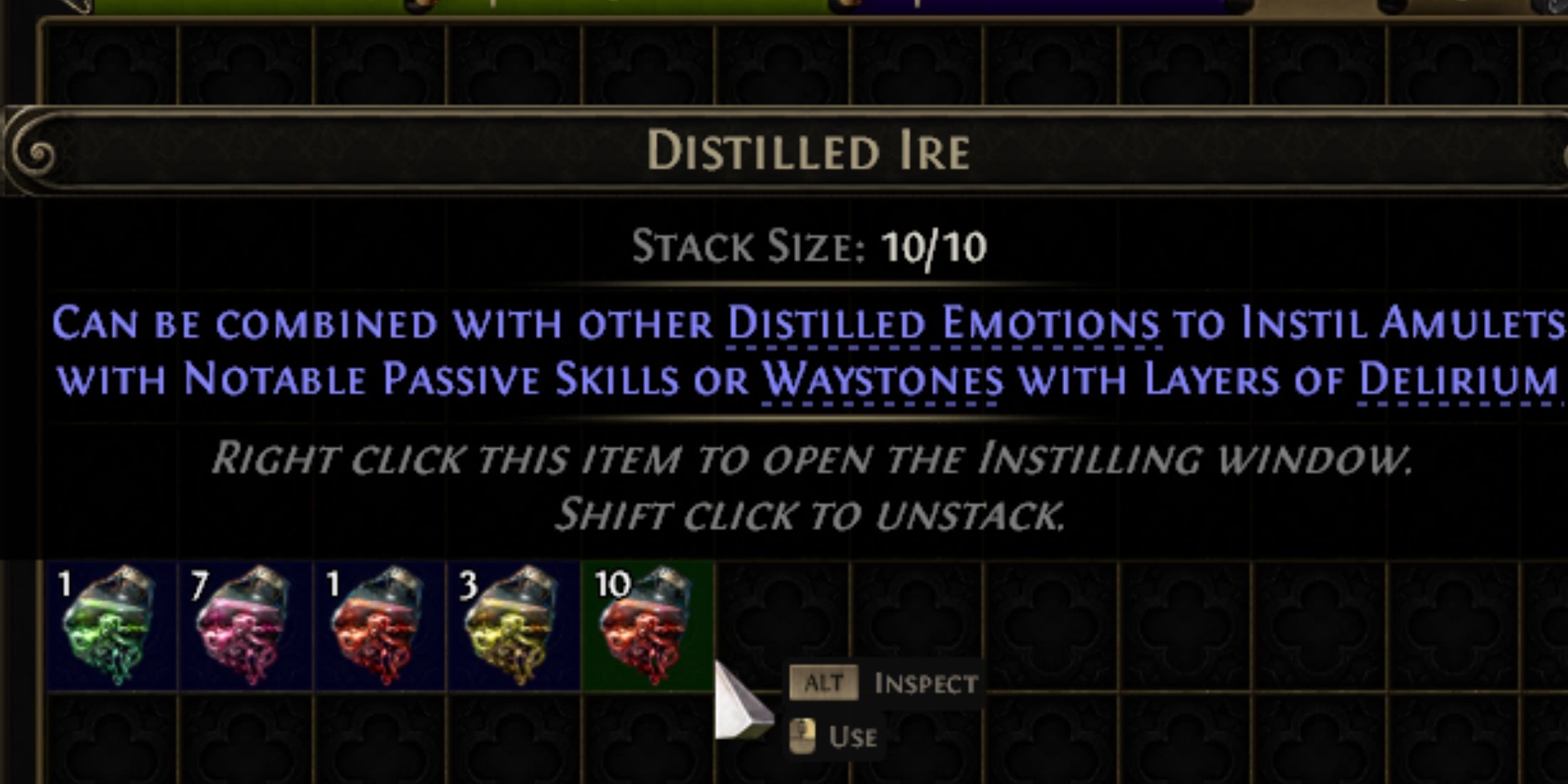 distilled emotions in path of exile 2