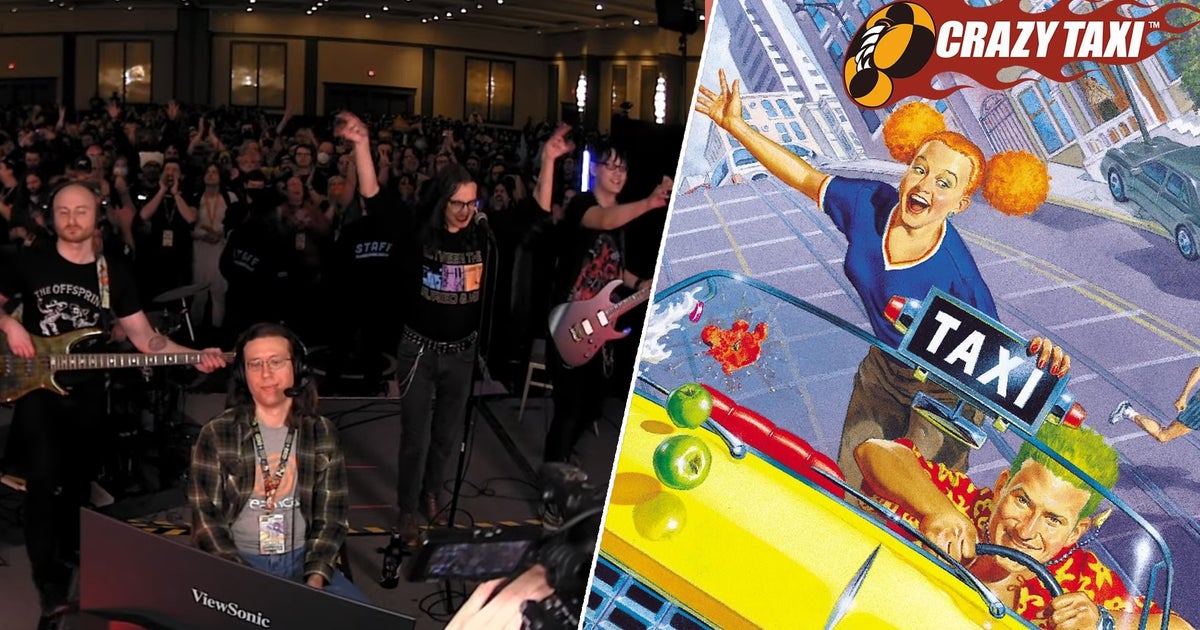 I need you to stop what you're doing and watch this Games Done Quick Crazy Taxi speedrun that has a live backing band