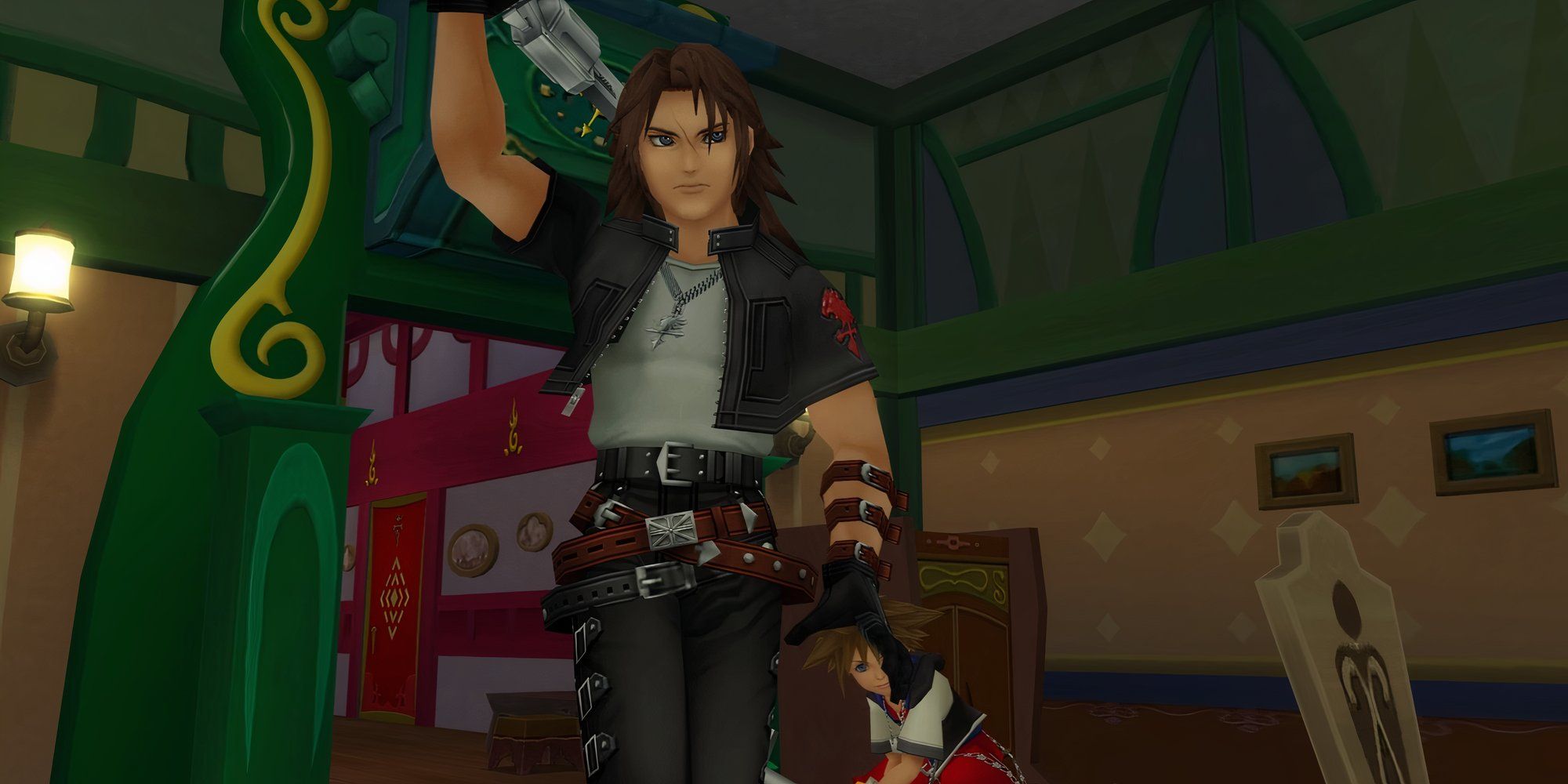 Leon in Kingdom Hearts