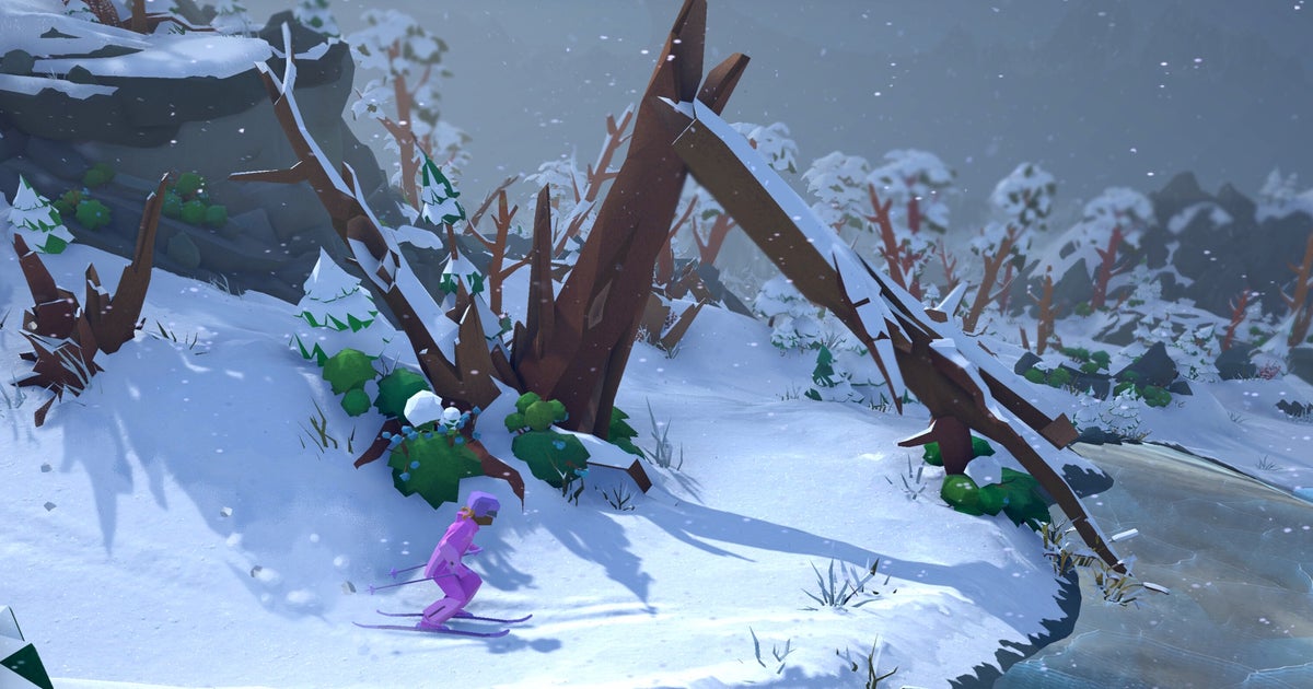 Lonely Mountains: Downhill's multiplayer skiing sequel Snow Riders is out next week