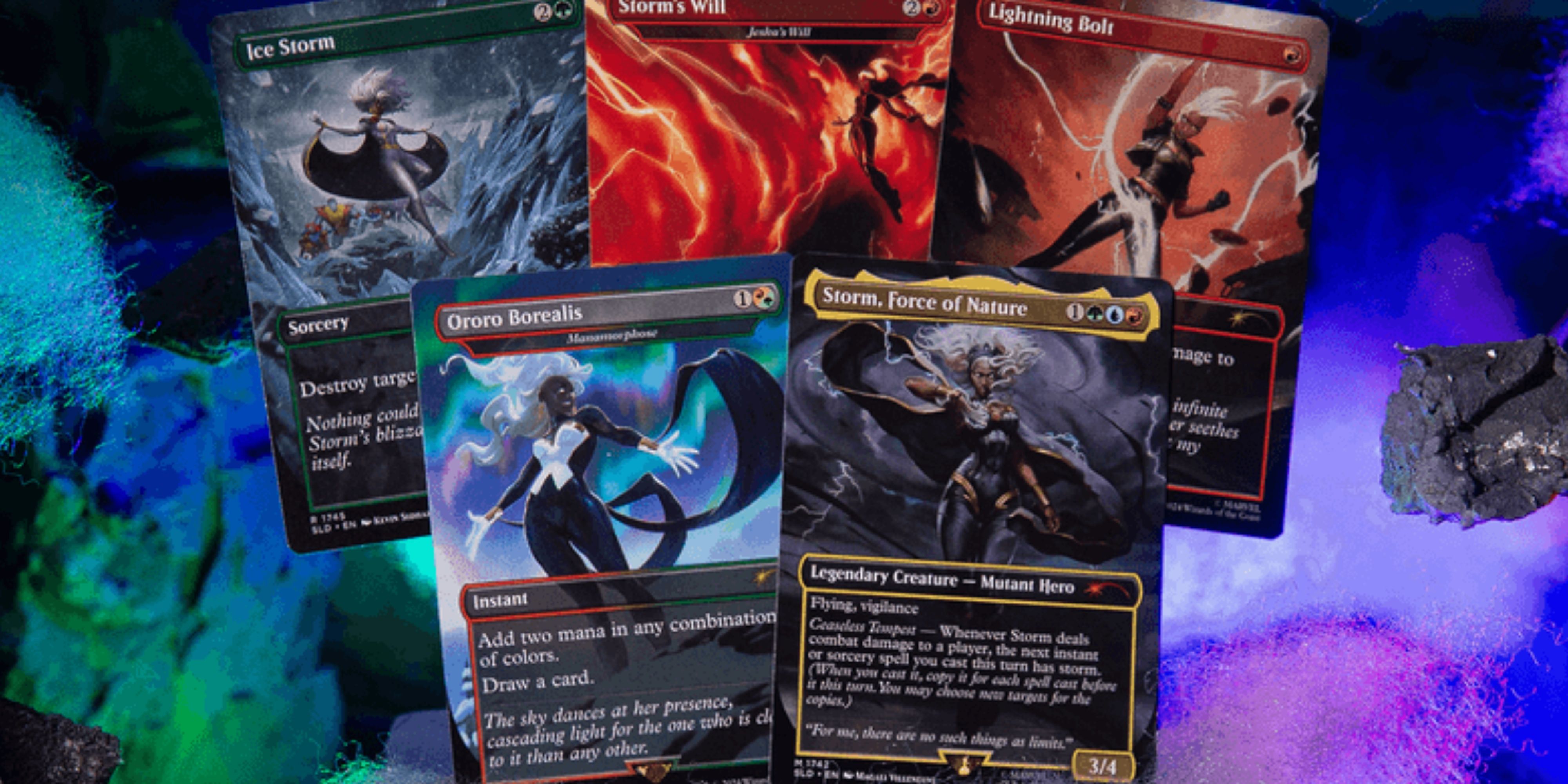 storm marvel x mtg secret lair superdrop.