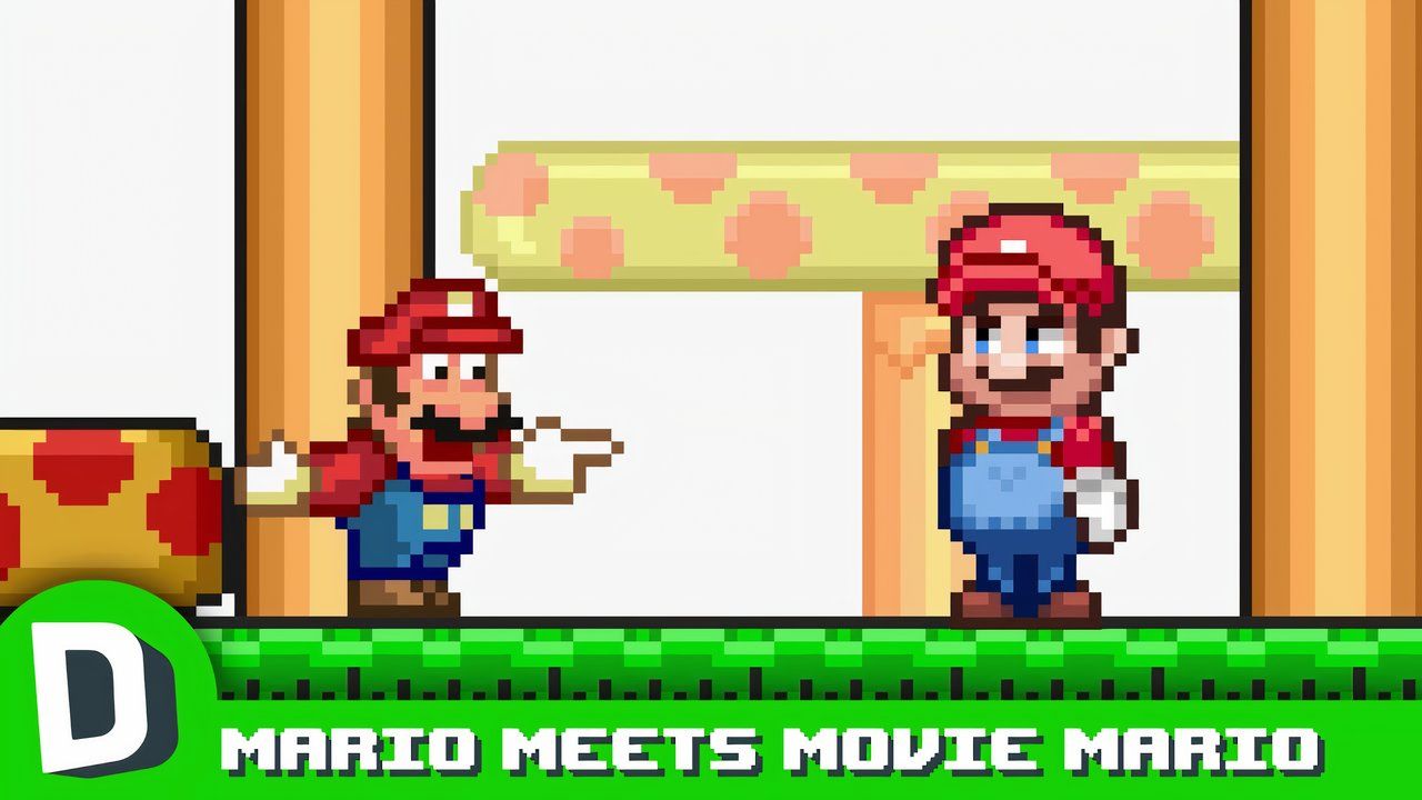 Mario Meets Movie Mario