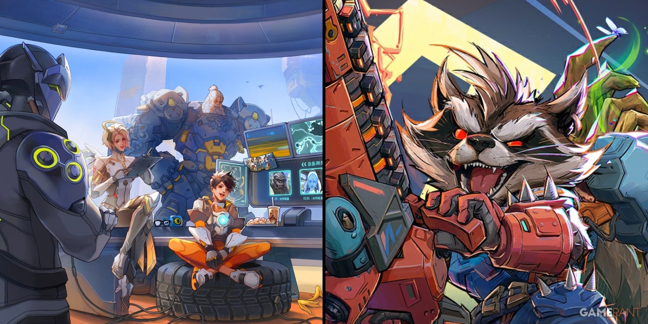 Overwatch 2 and Marvel Rivals