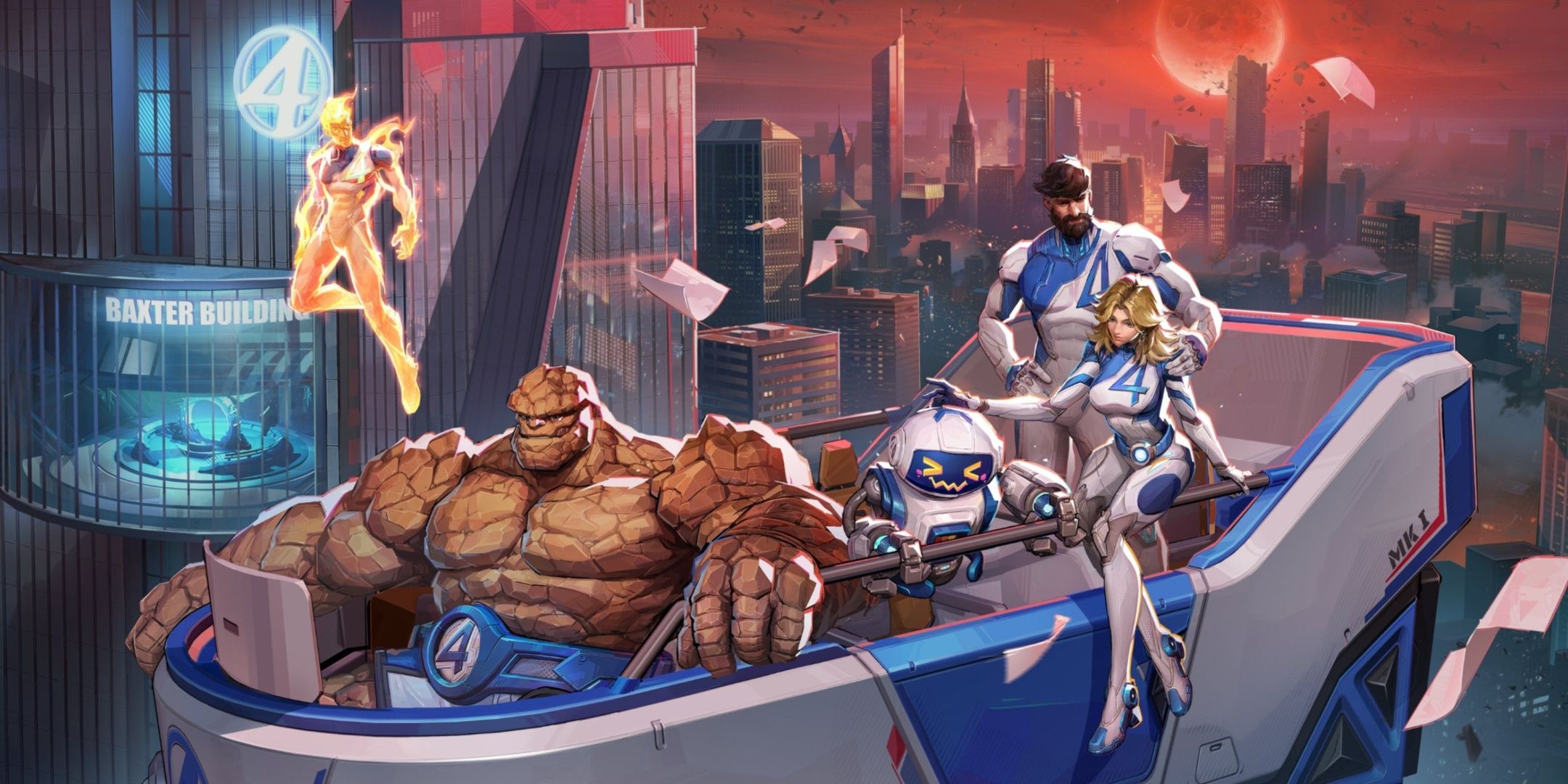 Marvel Rivals - Fantastic Four Key Art