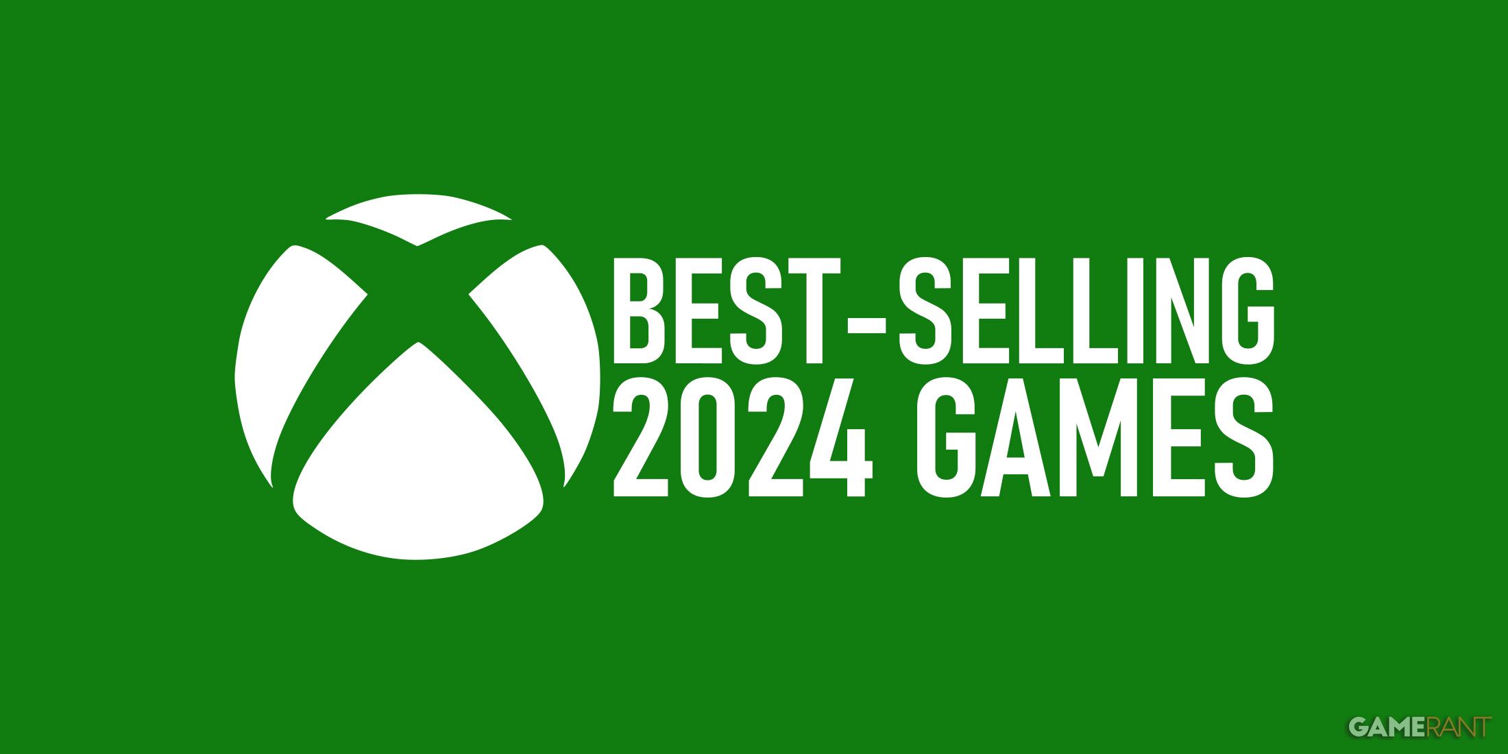 Best-Selling Xbox Games of 2024 white on green 2x1 composite