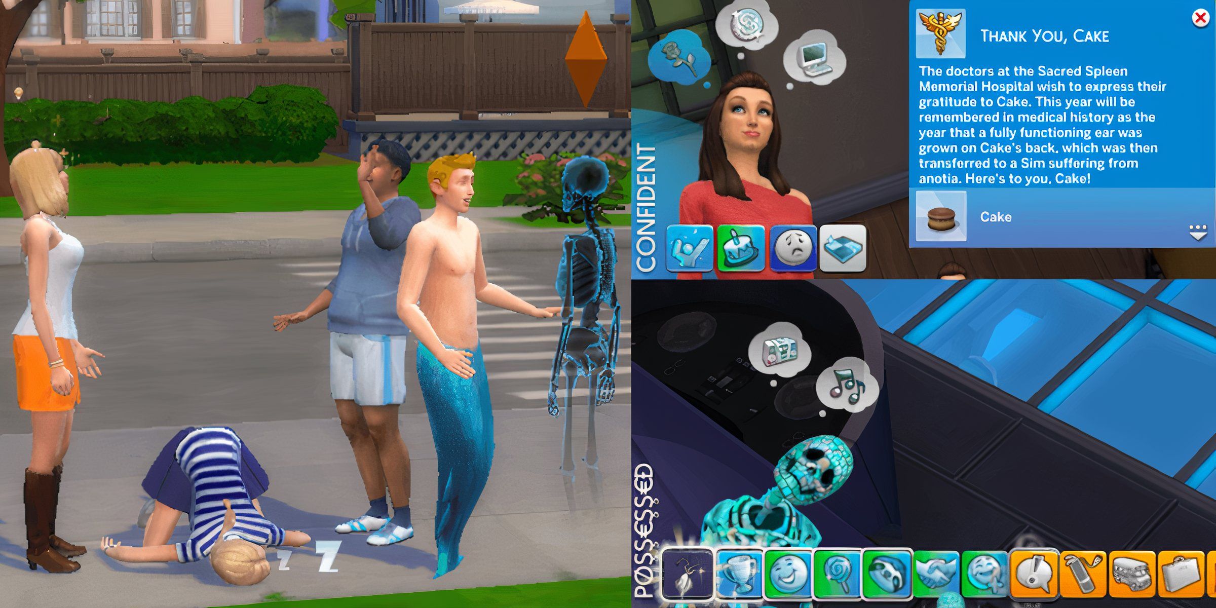 Sims, notifications, and moodlet buffs from the Utter Chaos mod