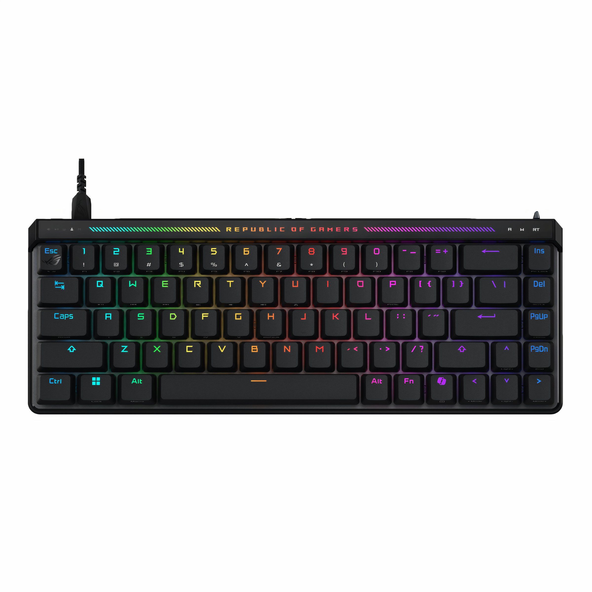 An image of the Asus ROG Falchion Ace HFX keyboard