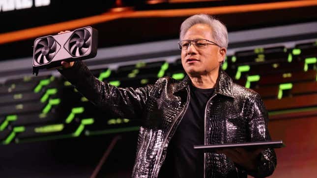 Nvidia CEO reveals new GPUs at CES 2025. 