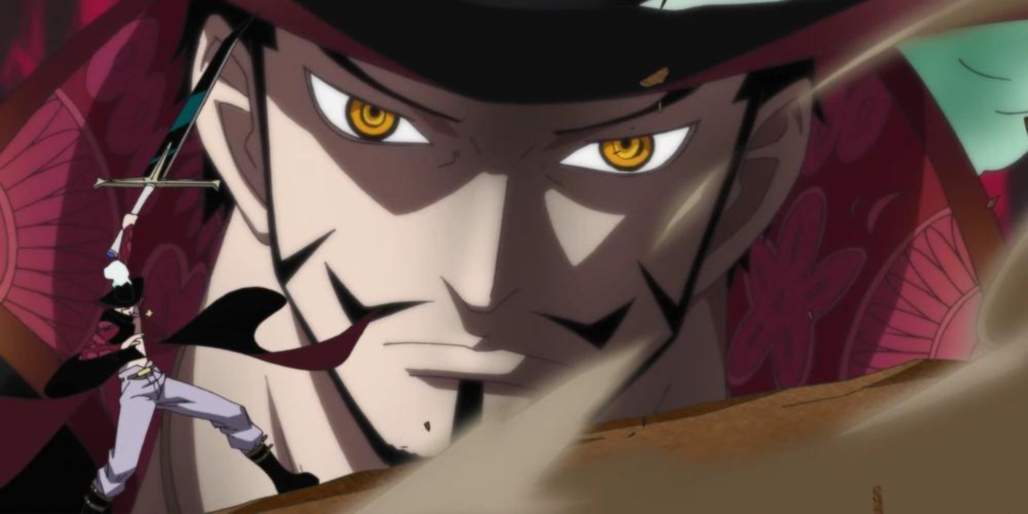 Dracule Mihawk in Opening 13, One Day.