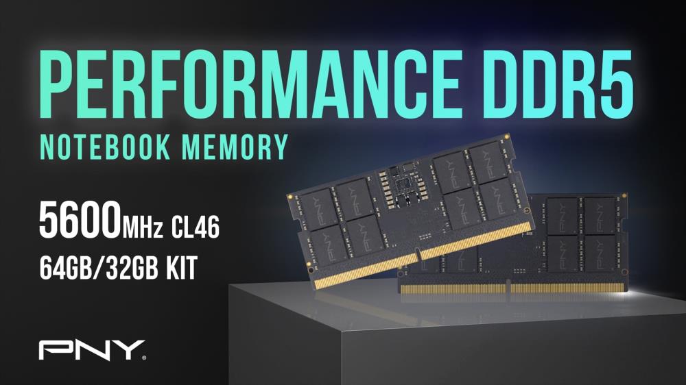 PNY DDR5 SODIMM Kits Announced, Giving You High Performance RAM for Your Gaming Laptop