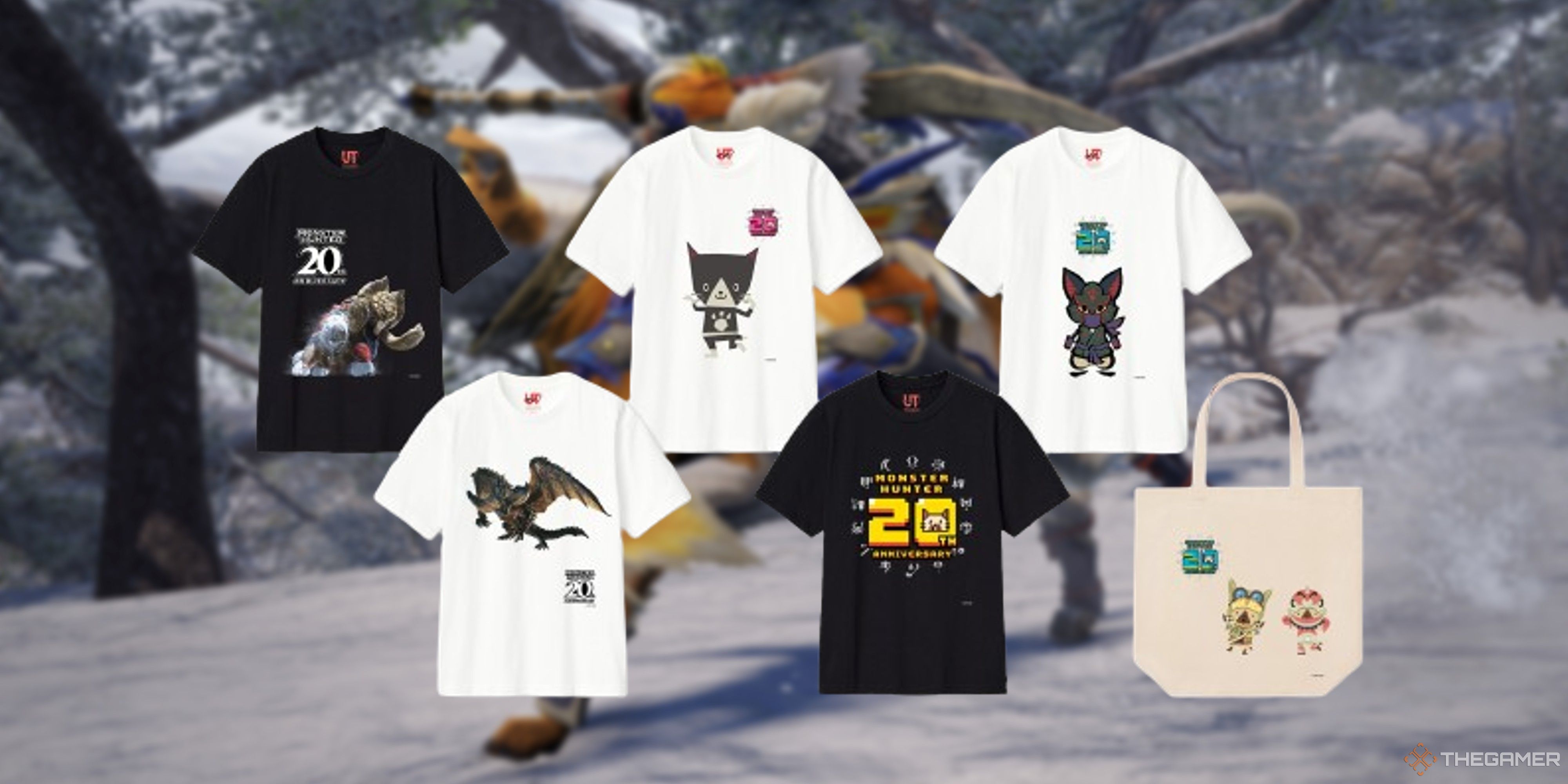 make your own monster hunter t shirts and tote bags from uniqlo