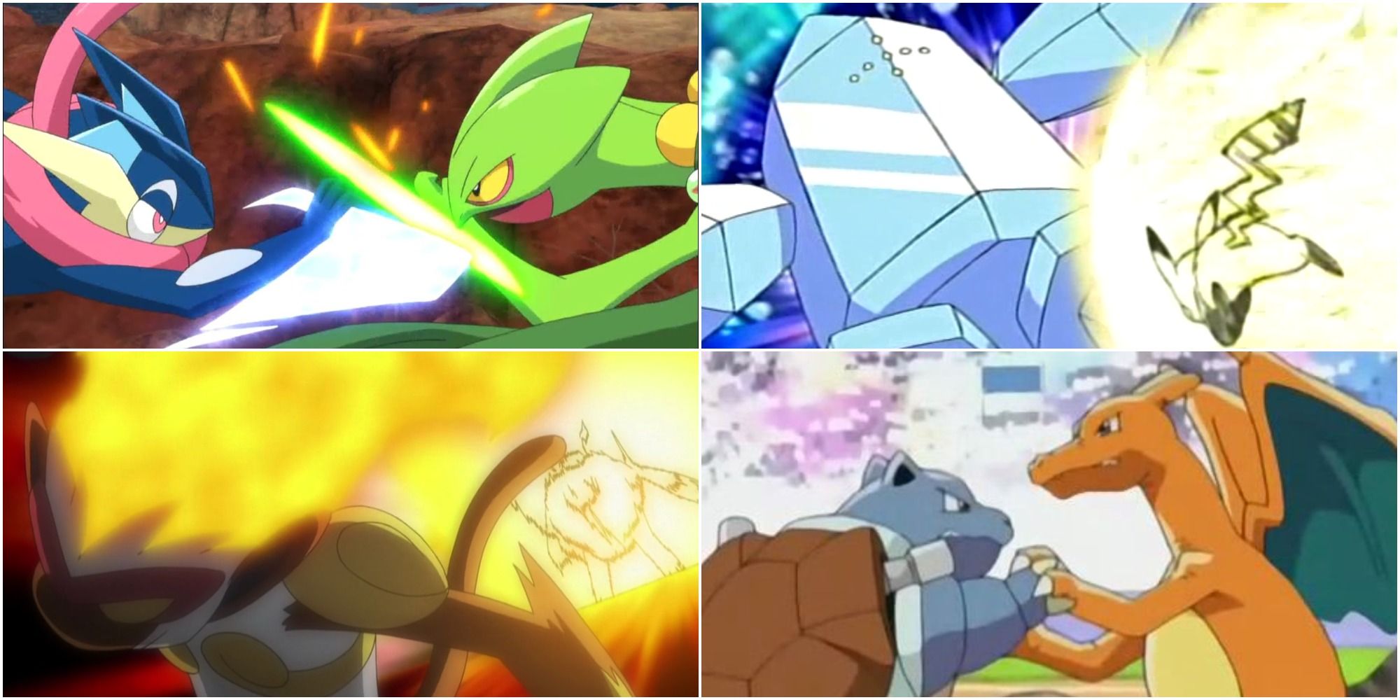 Greninja Sceptile Regice Pikachu Infernape Electivire Blastoise Charizard