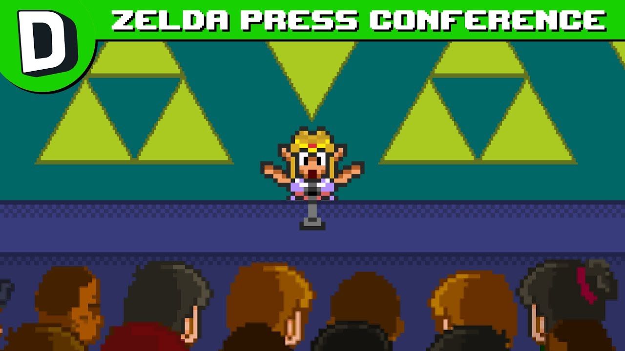 Princess Zelda's Press Conference - Video Game Press Conference