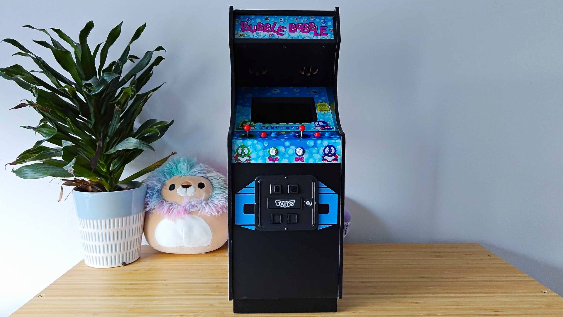 Quarter Arcades Taito Bubble Bobble arcade machine front view