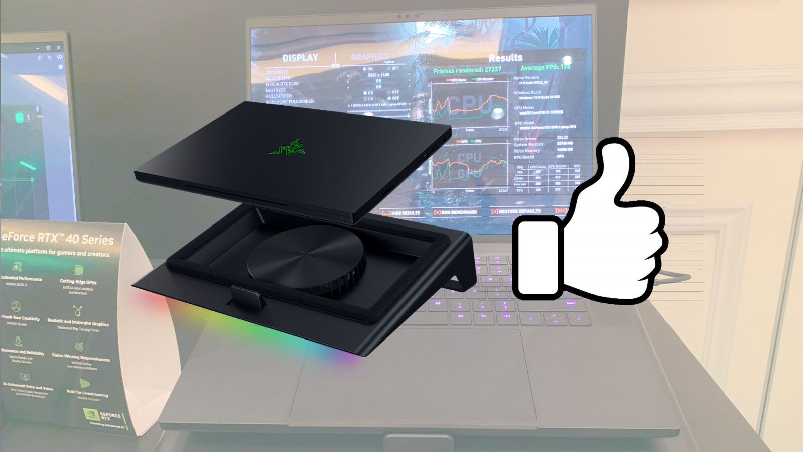 Razer’s new gaming laptop cooling pad really can boost your frame rate