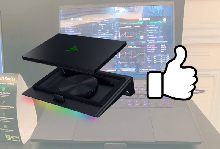 Razer’s new gaming laptop cooling pad really can boost your frame rate