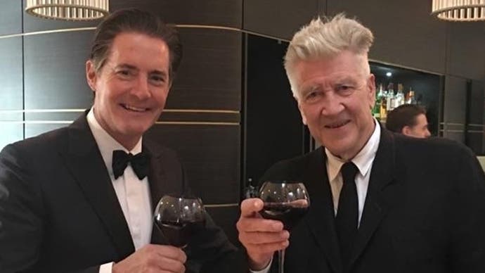 Fallout actor Kyle Maclachlan with David Lynch