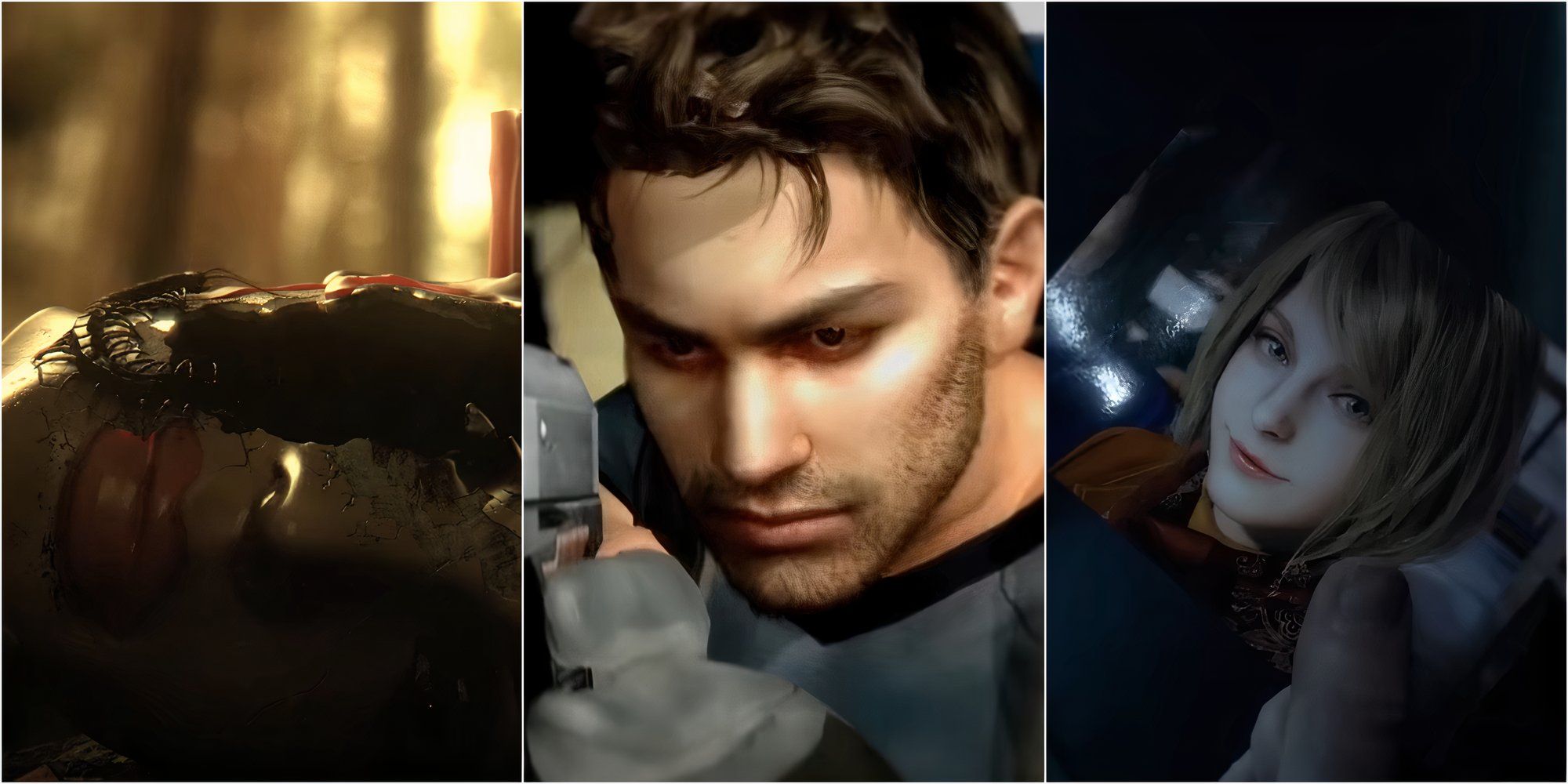 Resident Evil 7, Resident Evil 5, and Resident Evil 4 Remake