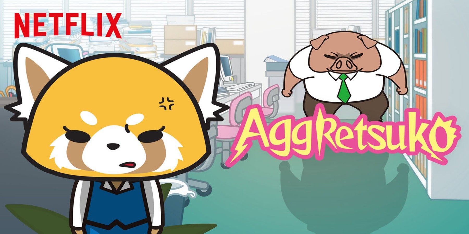 Aggretsuko: Title Screen