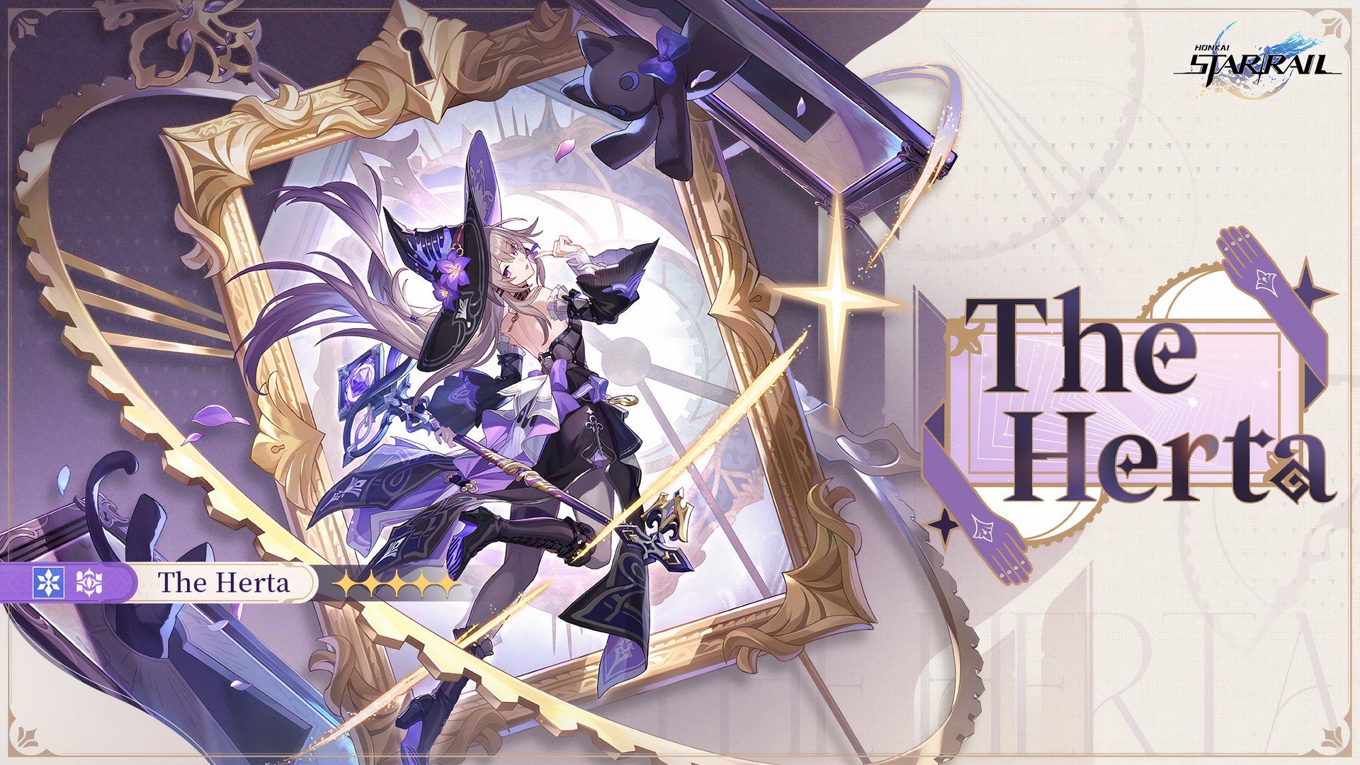 The Herta splash art from Honkai: Star Rail.