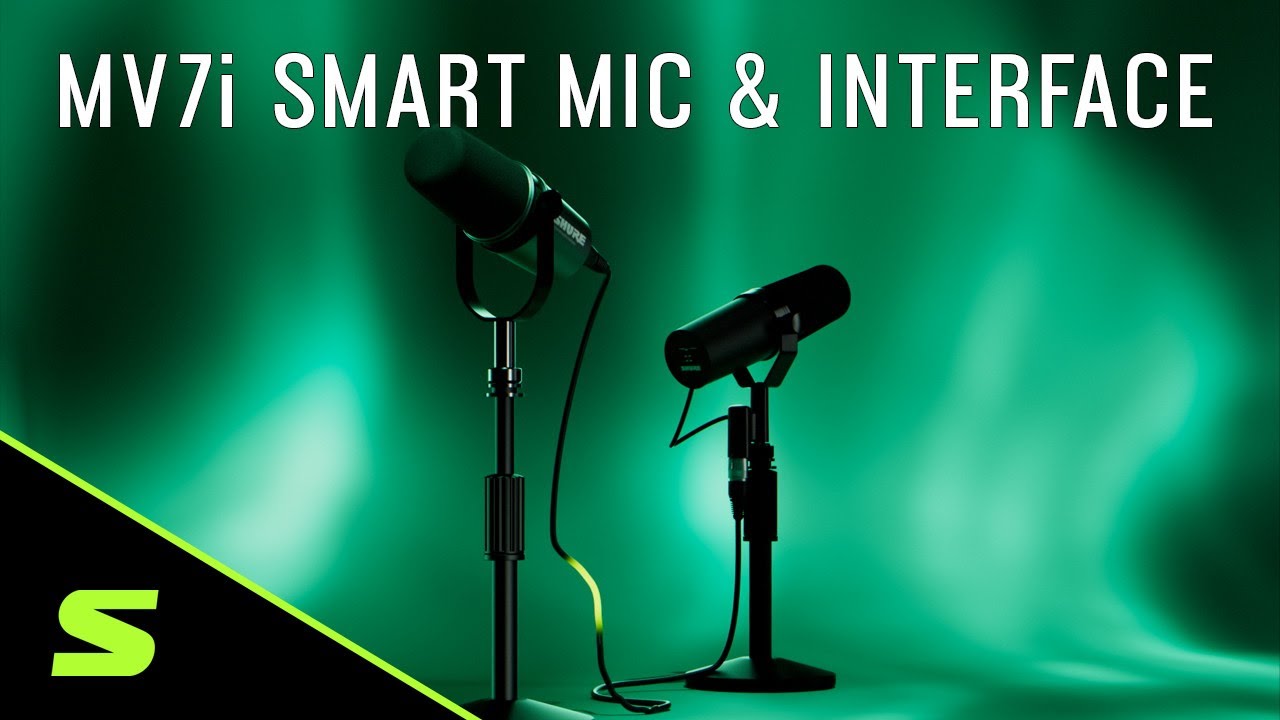 MV7i Smart Microphone & Interface: 2-Channel Recording Made Easy | Shure - YouTube