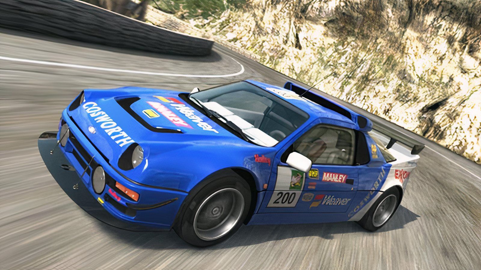 Ford Weaver drifting on the road in Ridge Racer.