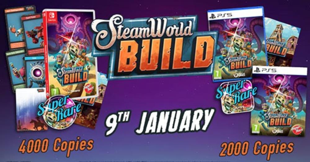 “SteamWorld Build” is coming physically to the PS5 and Nintendo Switch on January 9th (2025)