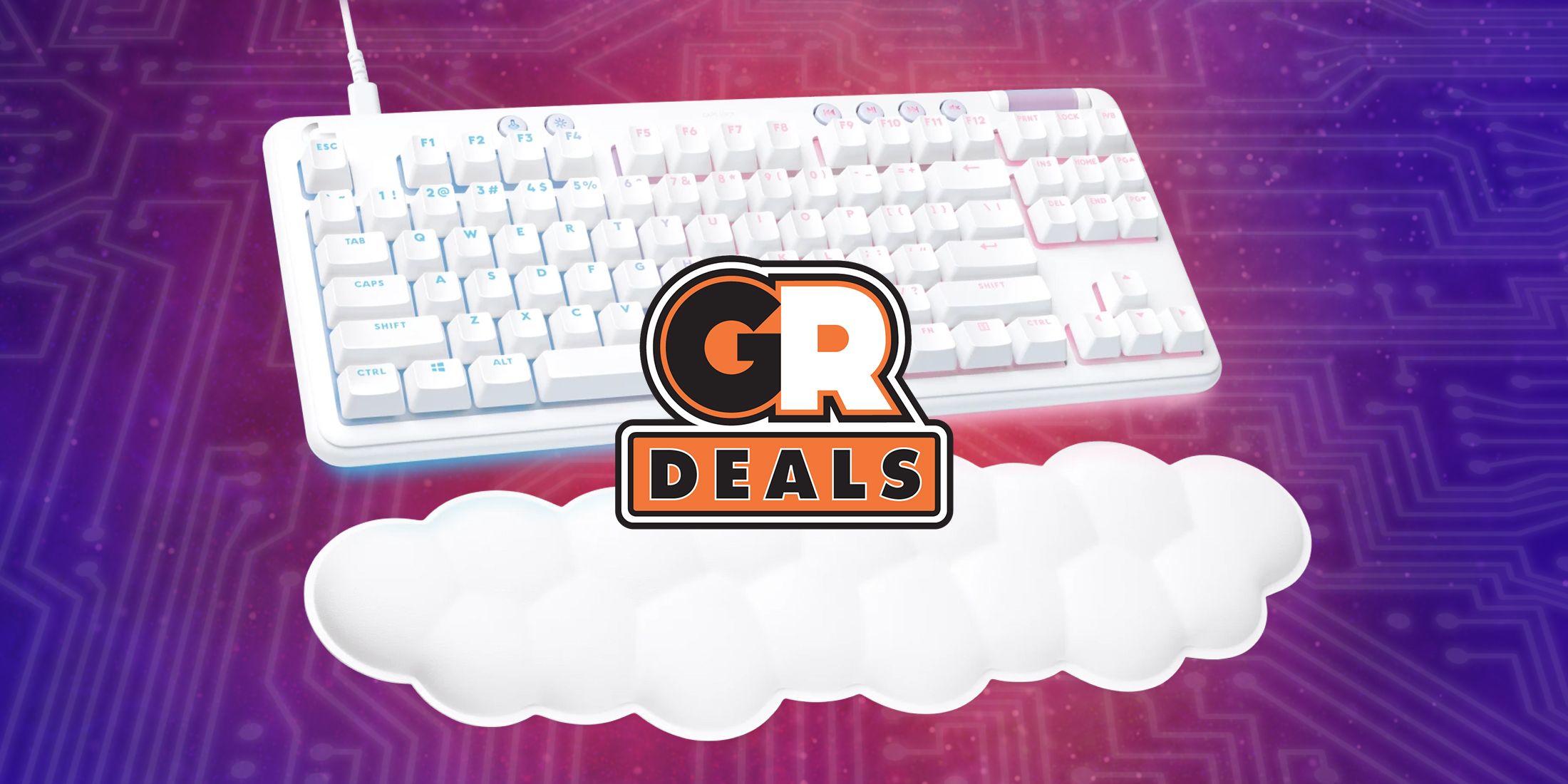 This Discounted Logitech G713 White Keyboard Transforms Gaming Setups