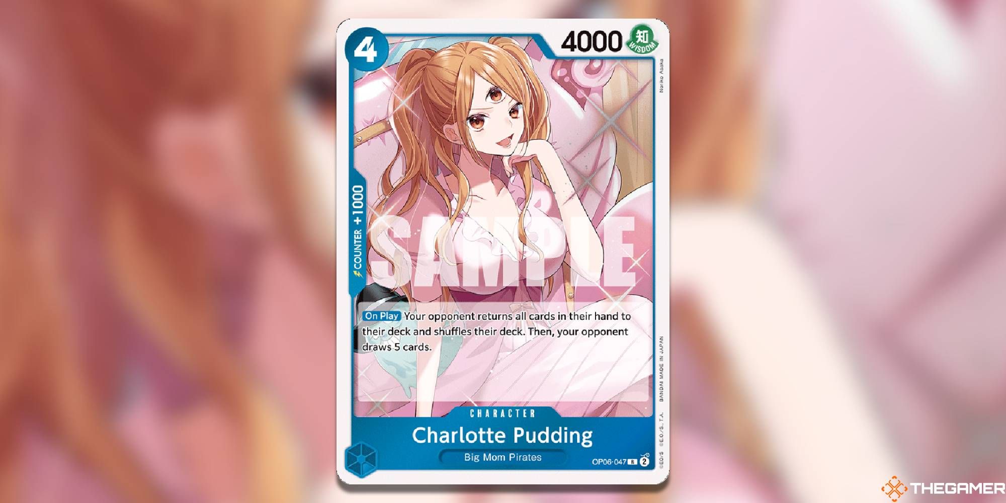 charlotte pudding op-06 wings of the captain one piece card game