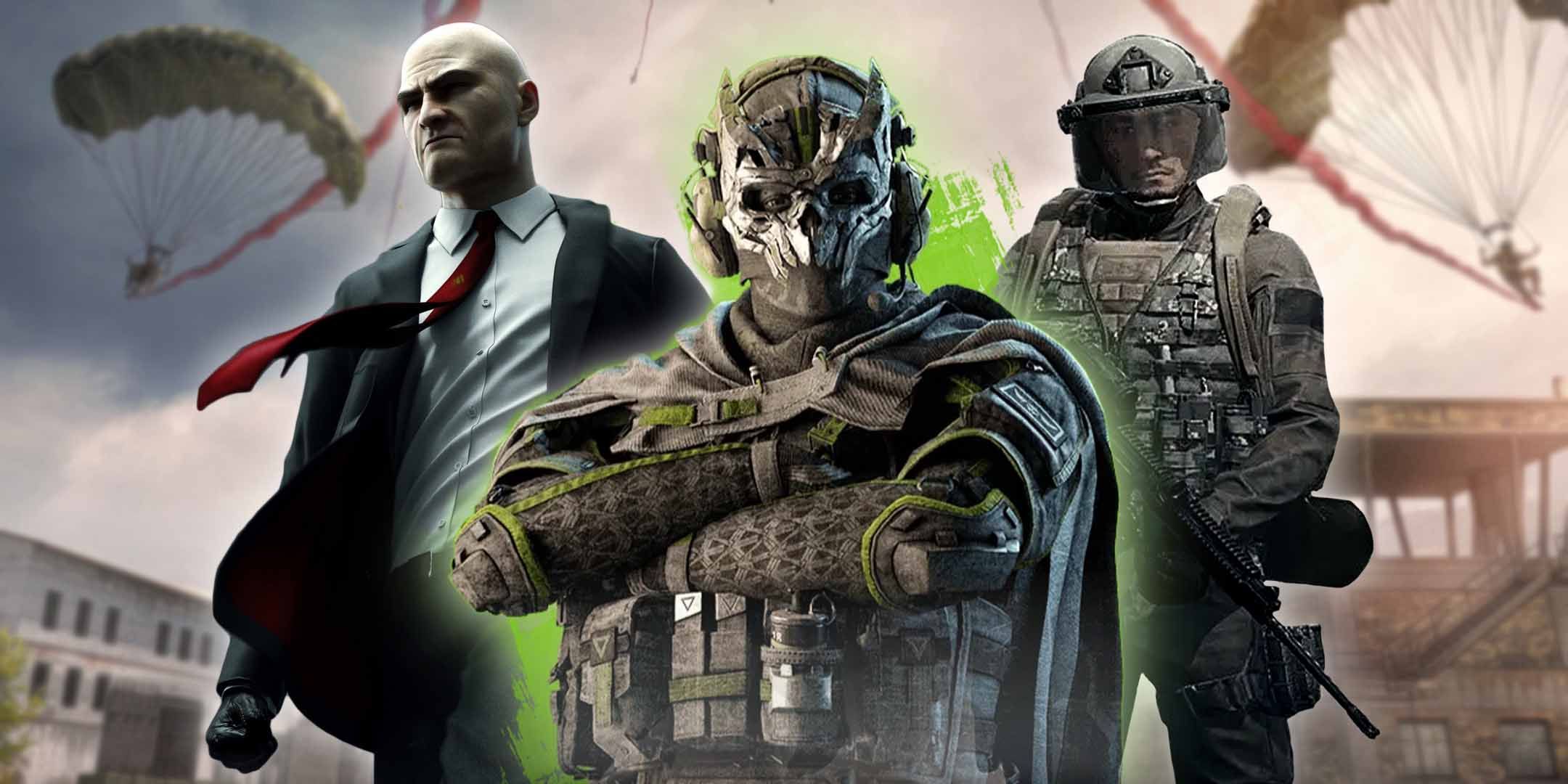 Hitman and Warzone key art