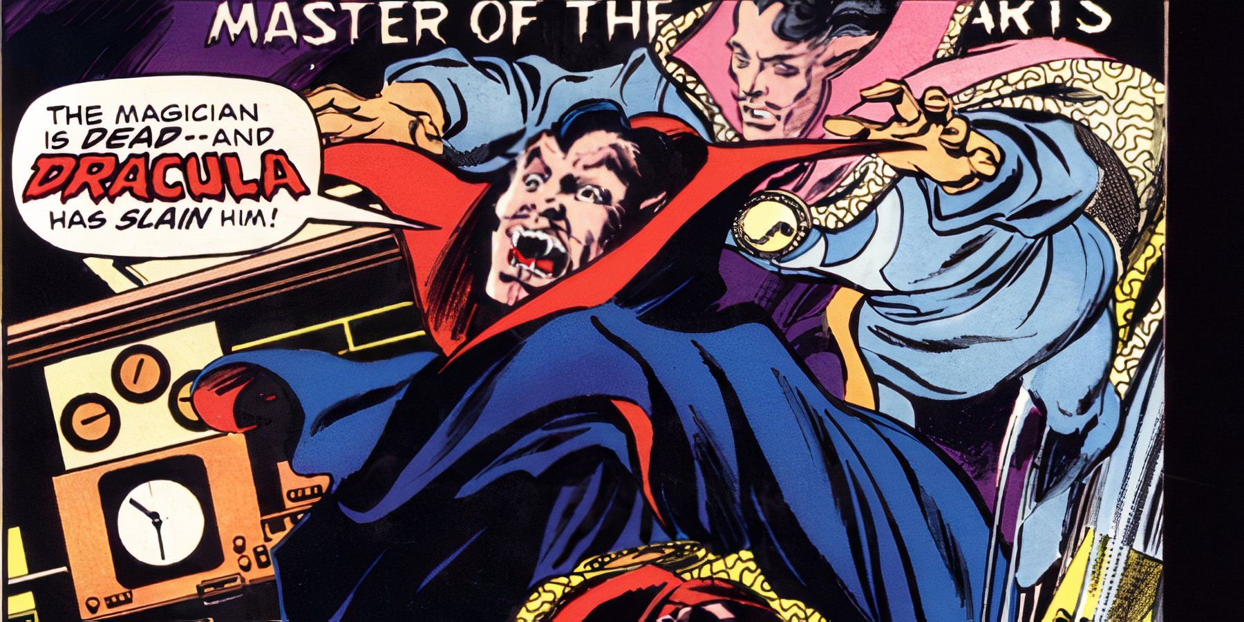 Doctor Strange #14 1979 Cover Features Dr. Strange Fighting Dracula