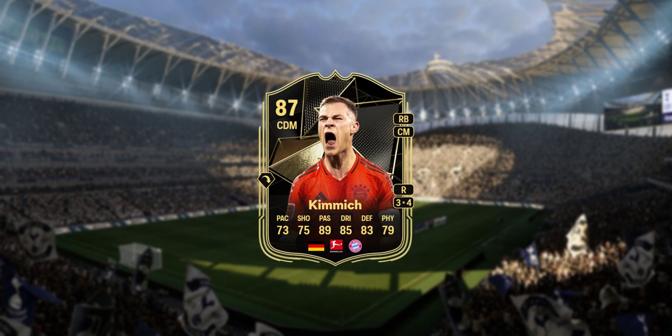 Joshua Kimmich's card in EA Sports FC 25.