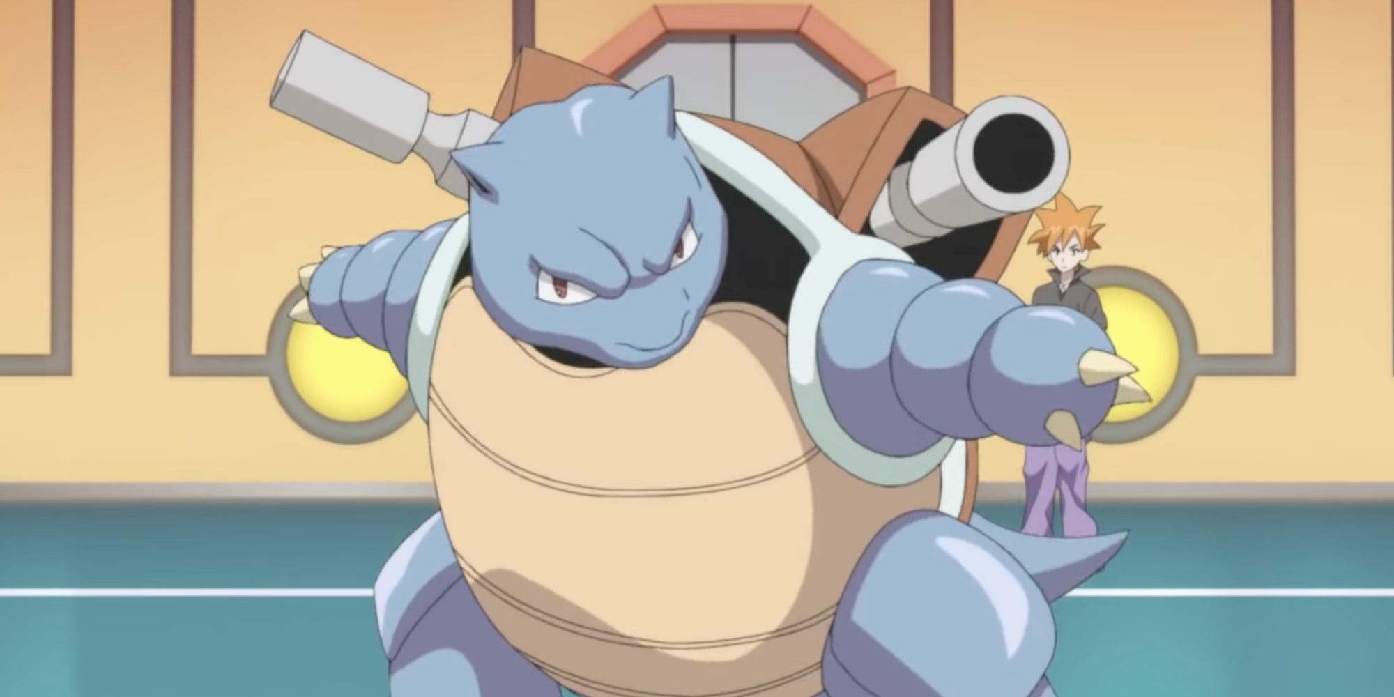 Blastoise and Rival from Pokemon Generations.