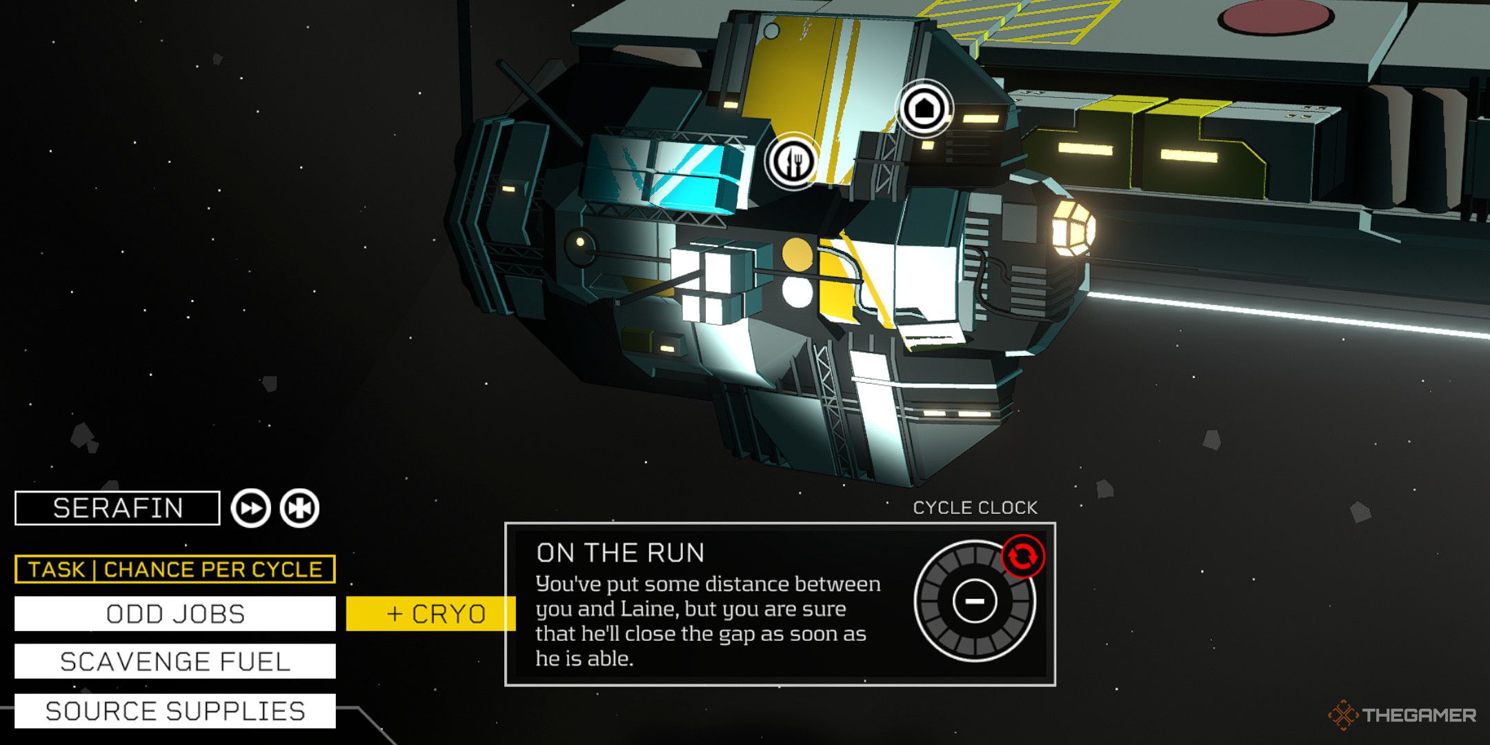 Citizen Sleeper 2. Collecting Cryo with your ship.