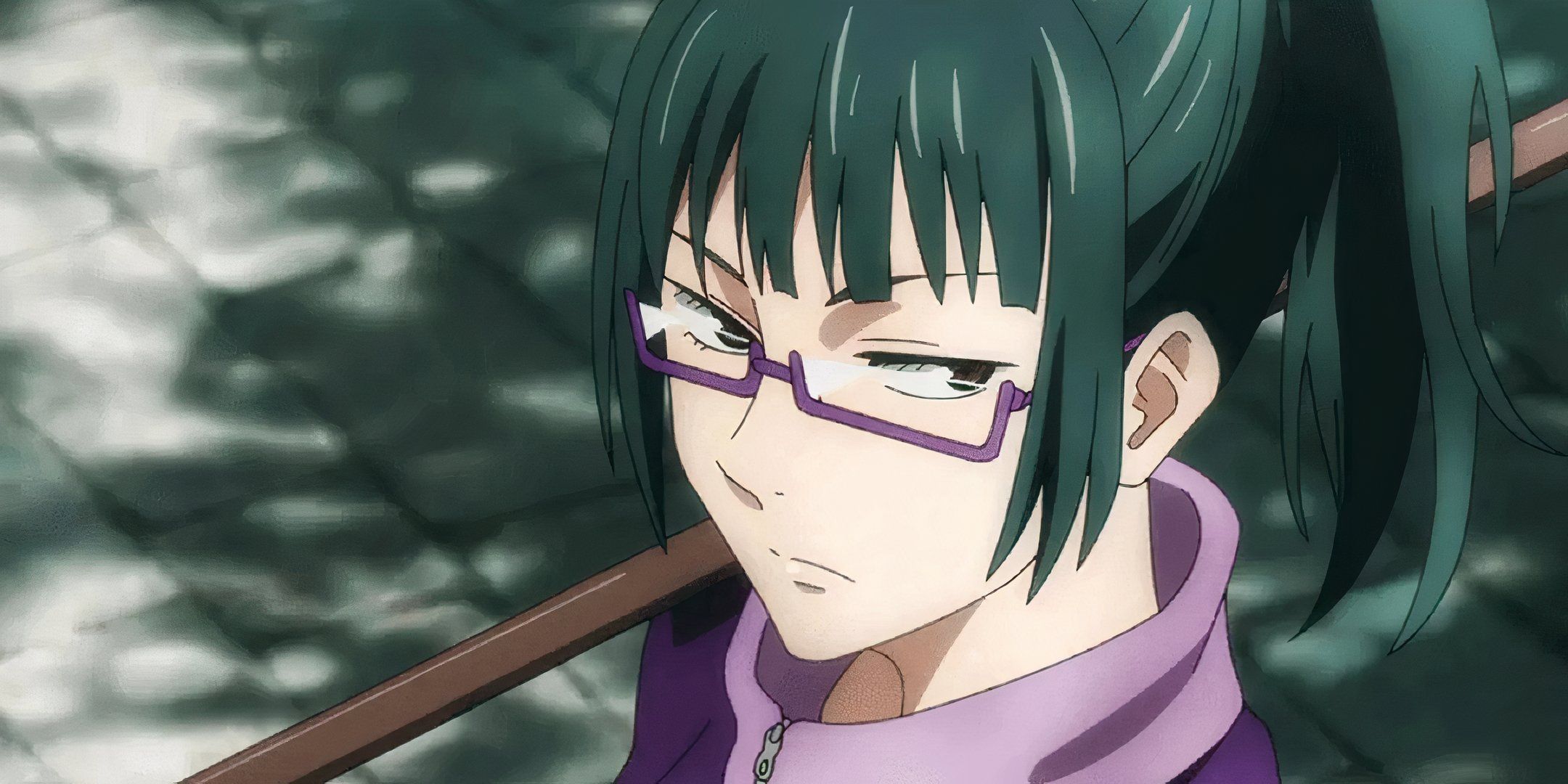 Maki Zenin looking annoyed in Jujutsu Kaisen.