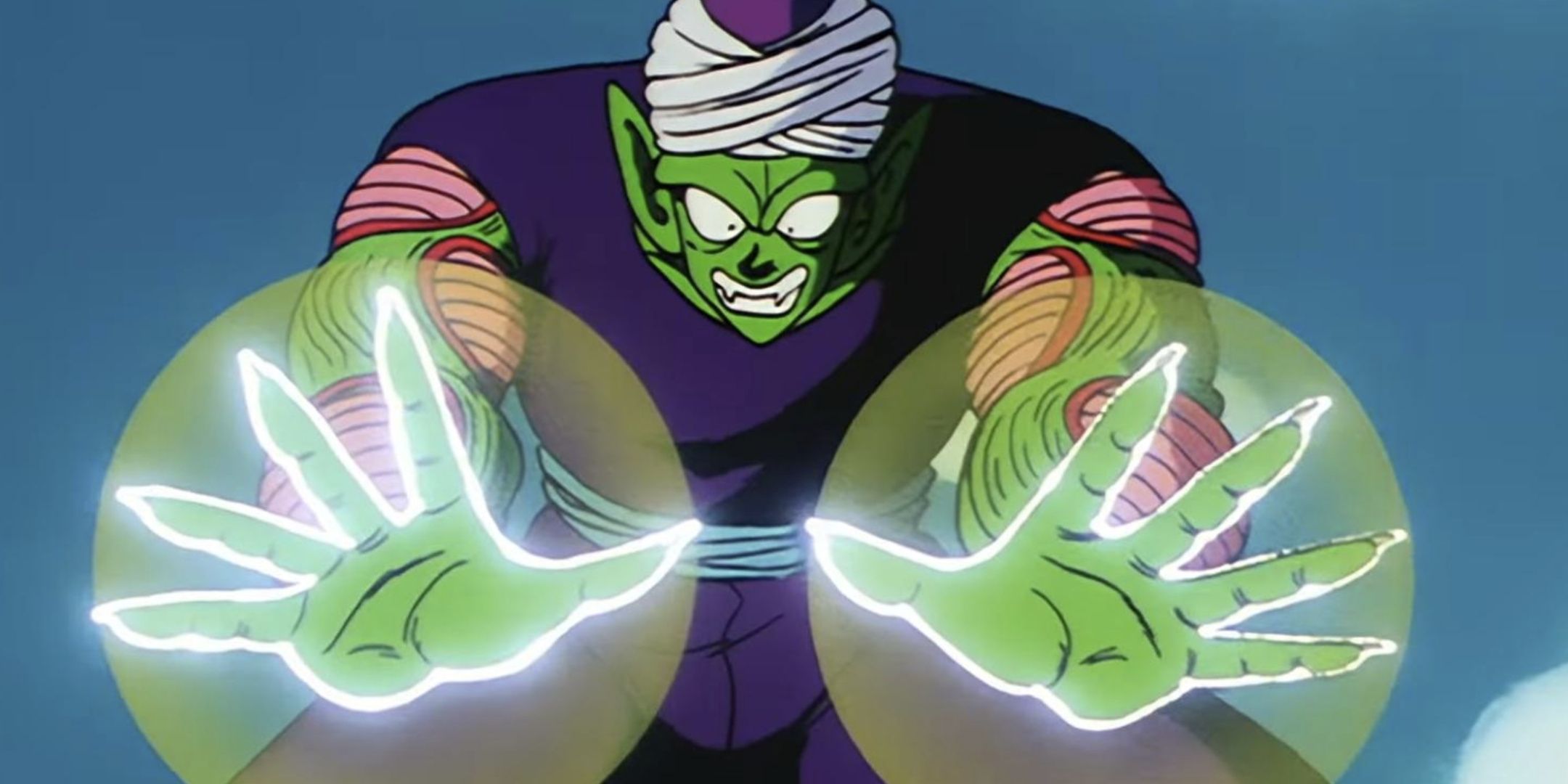 Piccolo attempts to destroy Goku in Dragon Ball.