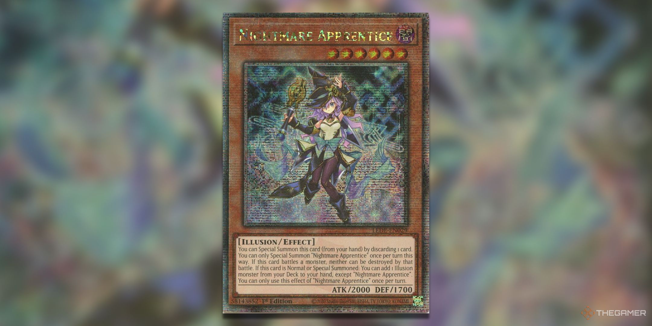 Nightmare Apprentice Quarter Century Yu-Gi-Oh! TCG Card Art.