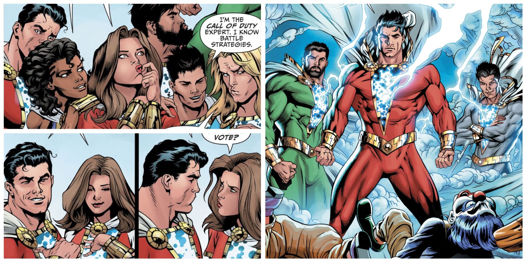 all members of the shazam family comic