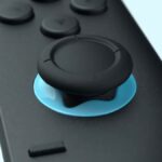 a close up of the left switch 2 joy con stick