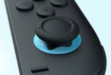 a close up of the left switch 2 joy con stick